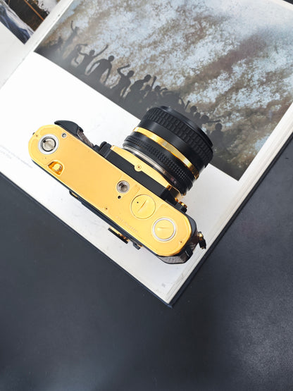 Nikon FA Gold with Nikkor 50mm F1.4 Ai-S gold [Limited to only 2,000 sets worldwide]