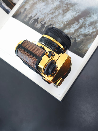 Nikon FA Gold with Nikkor 50mm F1.4 Ai-S gold [Limited to only 2,000 sets worldwide]
