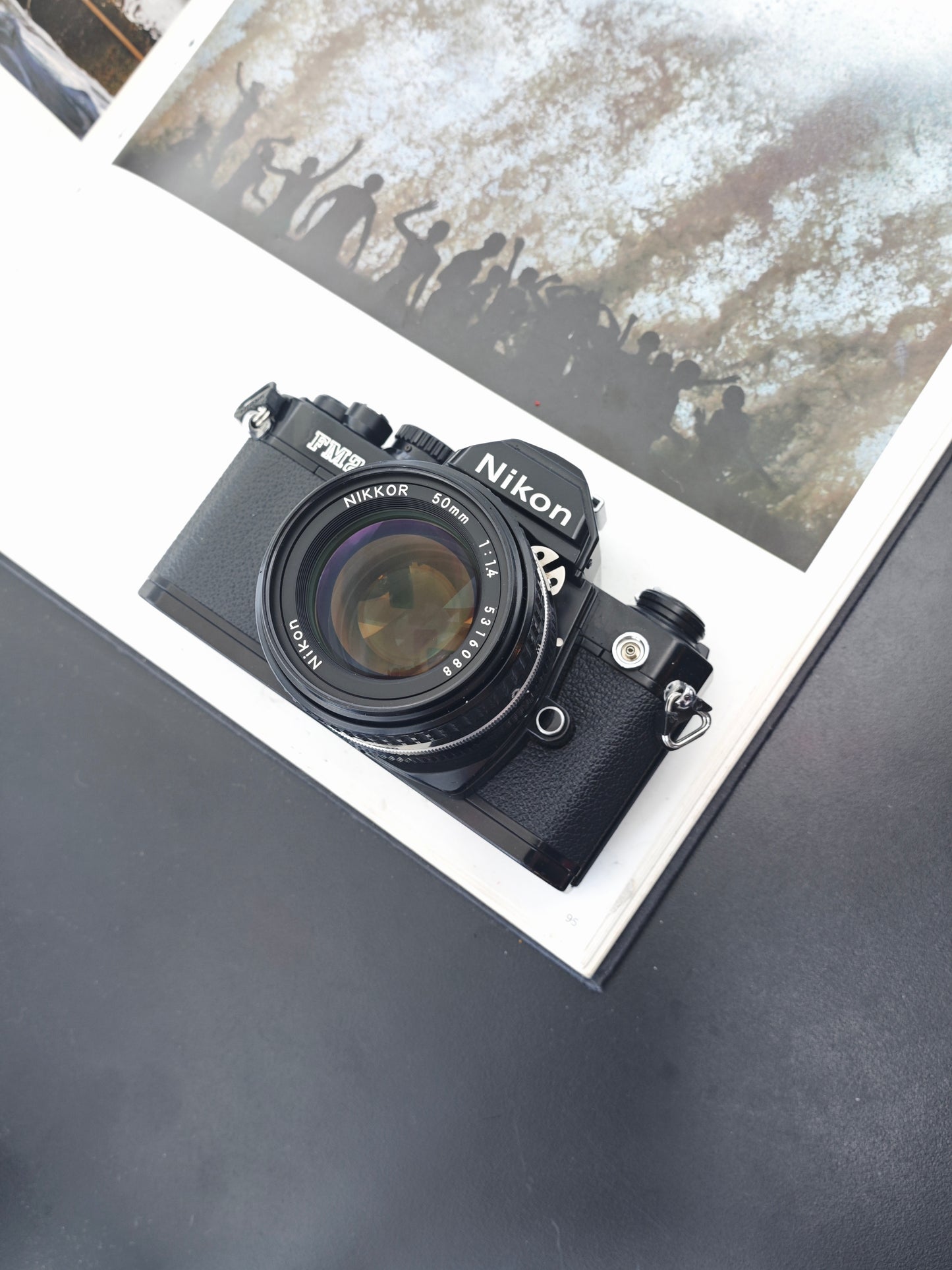Nikon FM2 black with Nikon Nikkor 50mm F1.4 Ai-S