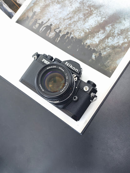 Nikon FM2 black with Nikon Nikkor 50mm F1.4 Ai-S