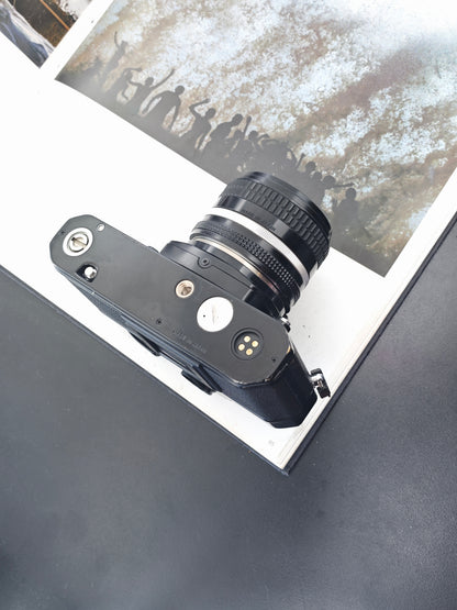 Nikon FM2 black with Nikon Nikkor 50mm F1.4 Ai-S