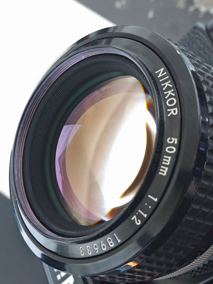Nikon F3HP with Nikon Nikkor 50mm F1.2 Ai