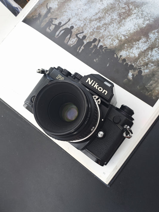 Nikon FA with Nikon Micro-Nikkor 55mm F2.8 Ai-S