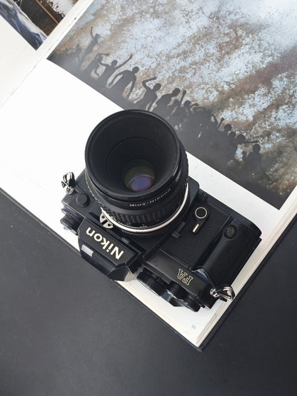 Nikon FA with Nikon Micro-Nikkor 55mm F2.8 Ai-S
