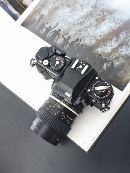 Nikon FA with Nikon Micro-Nikkor 55mm F2.8 Ai-S