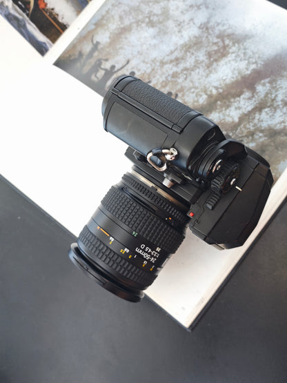Nikon F3HP with AF Nikkor 24-50mm F3.3-4.5 D