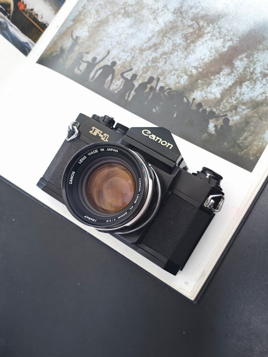 Canon F-1 with Canon Lens FL 50mm F1.4