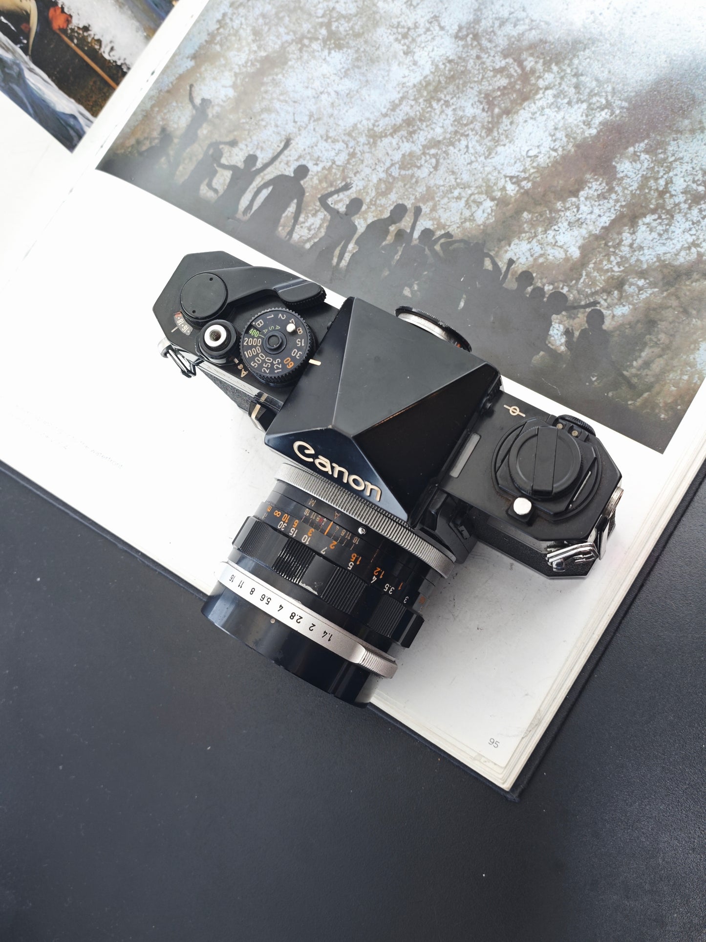 Canon F-1 with Canon Lens FL 50mm F1.4