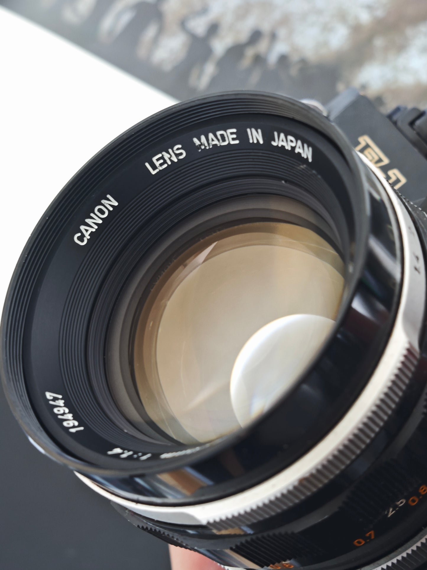 Canon F-1 with Canon Lens FL 50mm F1.4