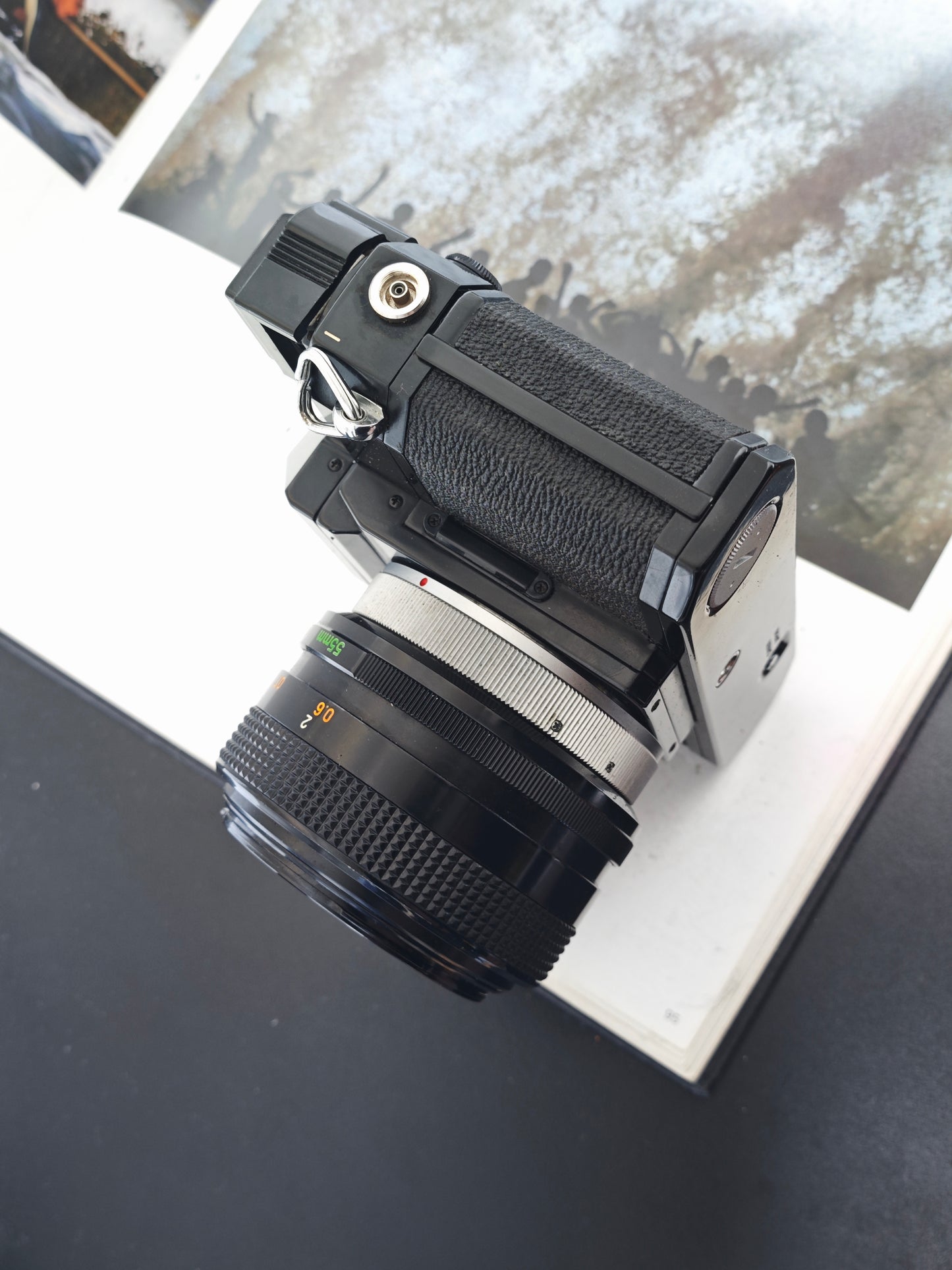 Canon F-1 with Canon Lens FD 55mm F1.2 S.S.C.