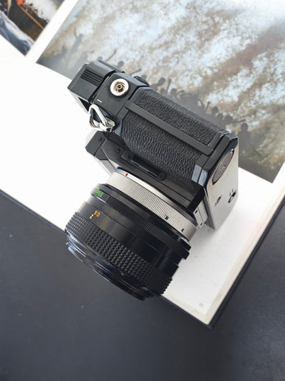 Canon F-1 with Canon Lens FD 55mm F1.2 S.S.C.