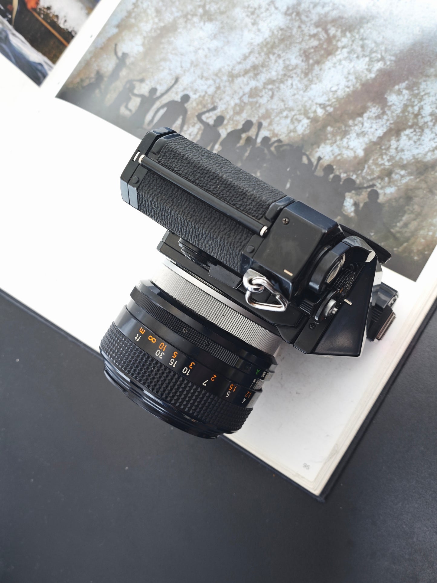 Canon F-1 with Canon Lens FD 55mm F1.2 S.S.C.