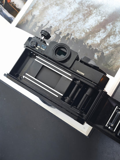 Canon F-1 with Canon Lens FD 55mm F1.2 S.S.C.