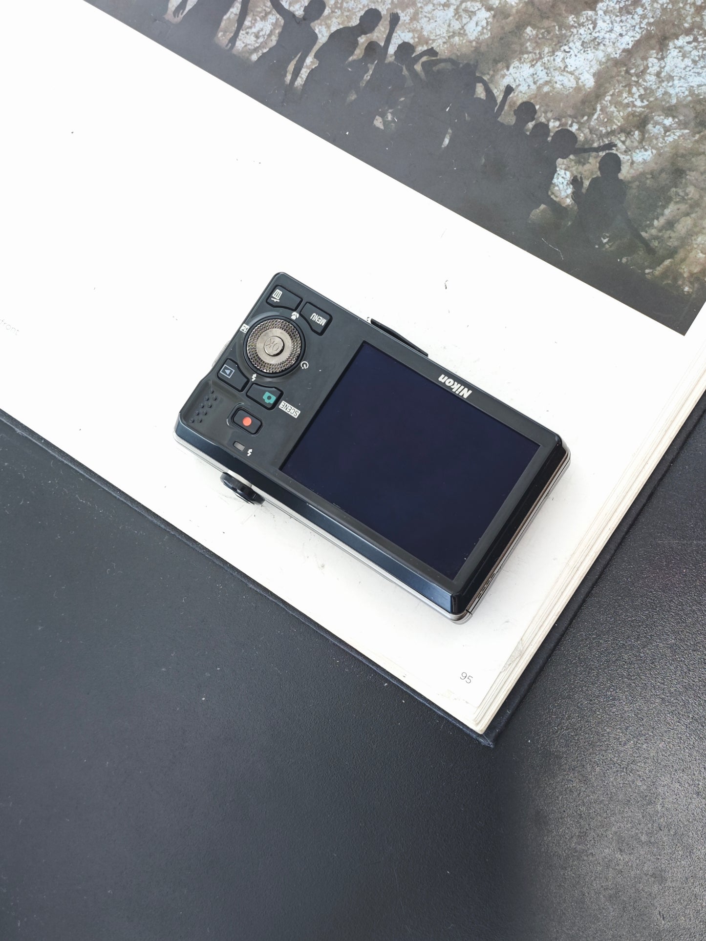 Used Nikon Coolpix S6000 black Digital Camera [No charger]