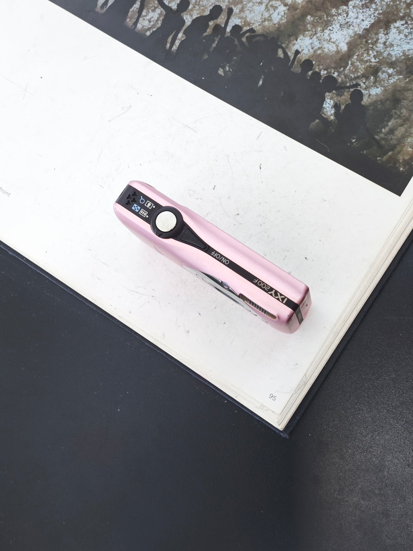 Used Canon IXY 200F pink Digital Camera [No charger]