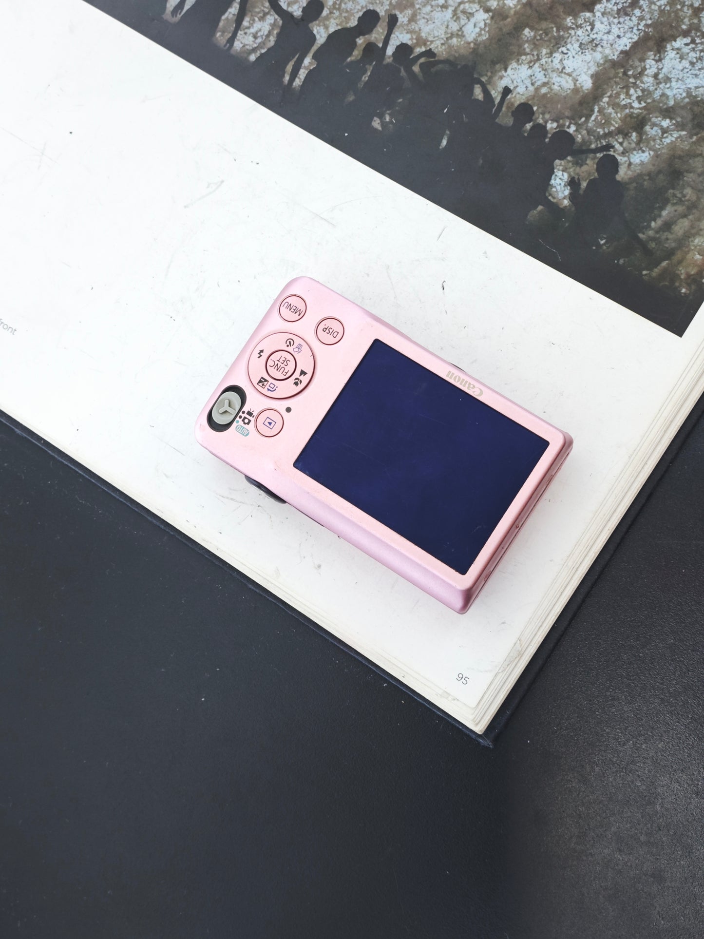 Used Canon IXY 200F pink Digital Camera [No charger]