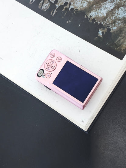 Used Canon IXY 200F pink Digital Camera [No charger]