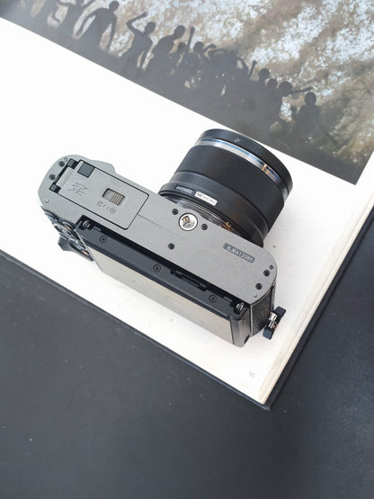 Used Olympus PEN E-PL10 black with M.Zukio Digital 25mm F1.8 Digital Camera