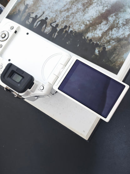 Used Panasonic Lumix DMC-G5 white with G Vario 14-42mm F3.5-5.6 ASPH. [JPN only]