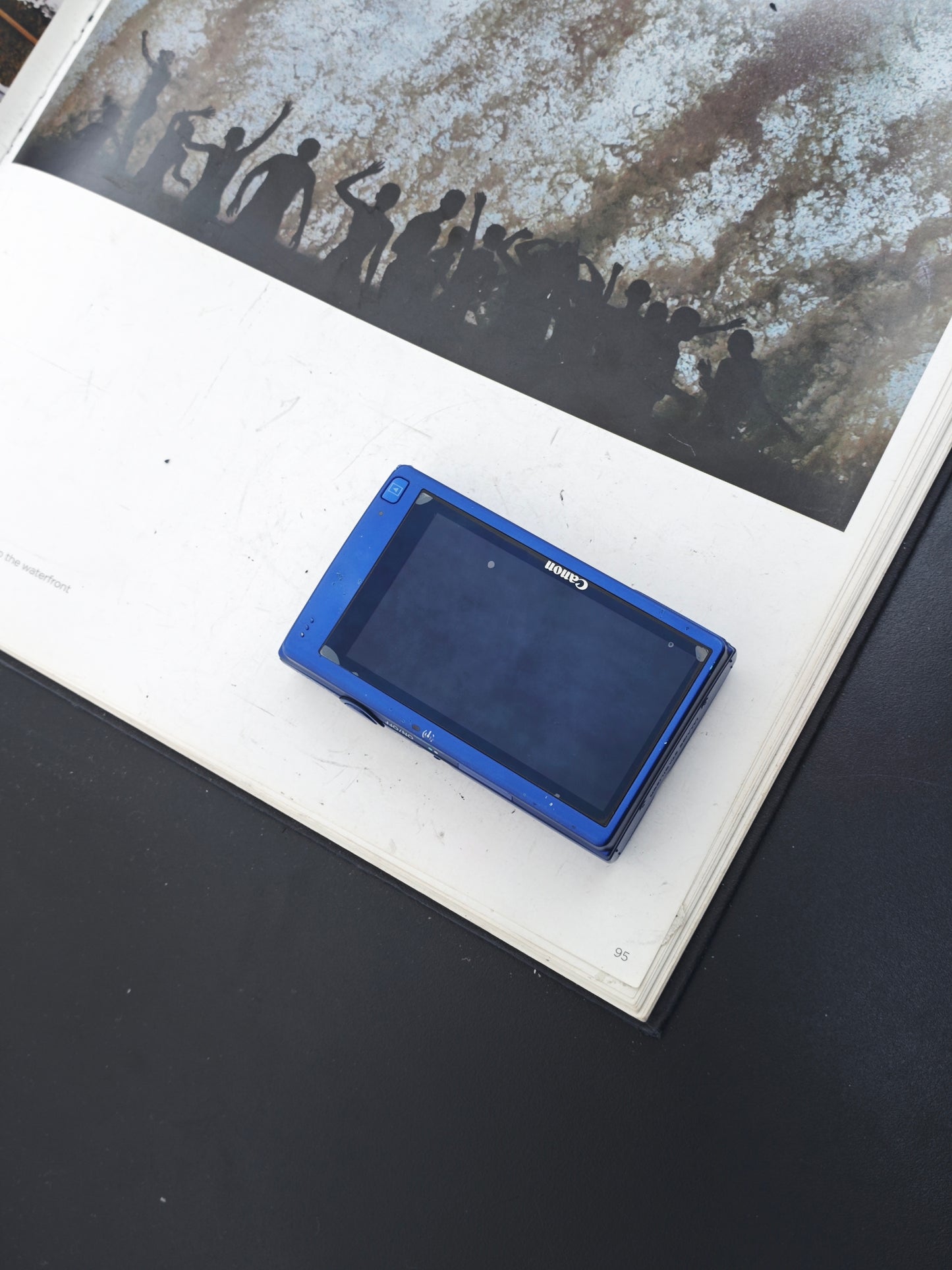 Used Canon IXY 420F blue Digital Camera