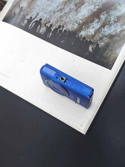 Used Canon IXY 420F blue Digital Camera