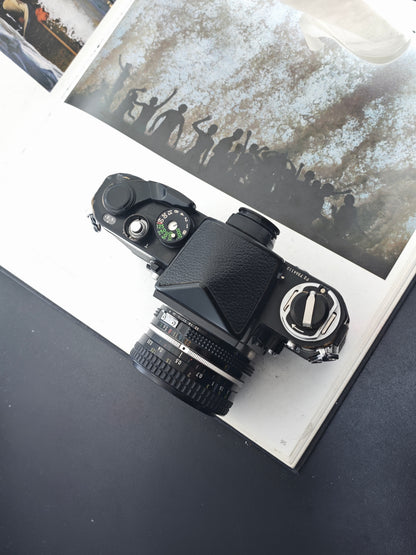 Nikon F2 black with Nikkor 20mm F4 Ai