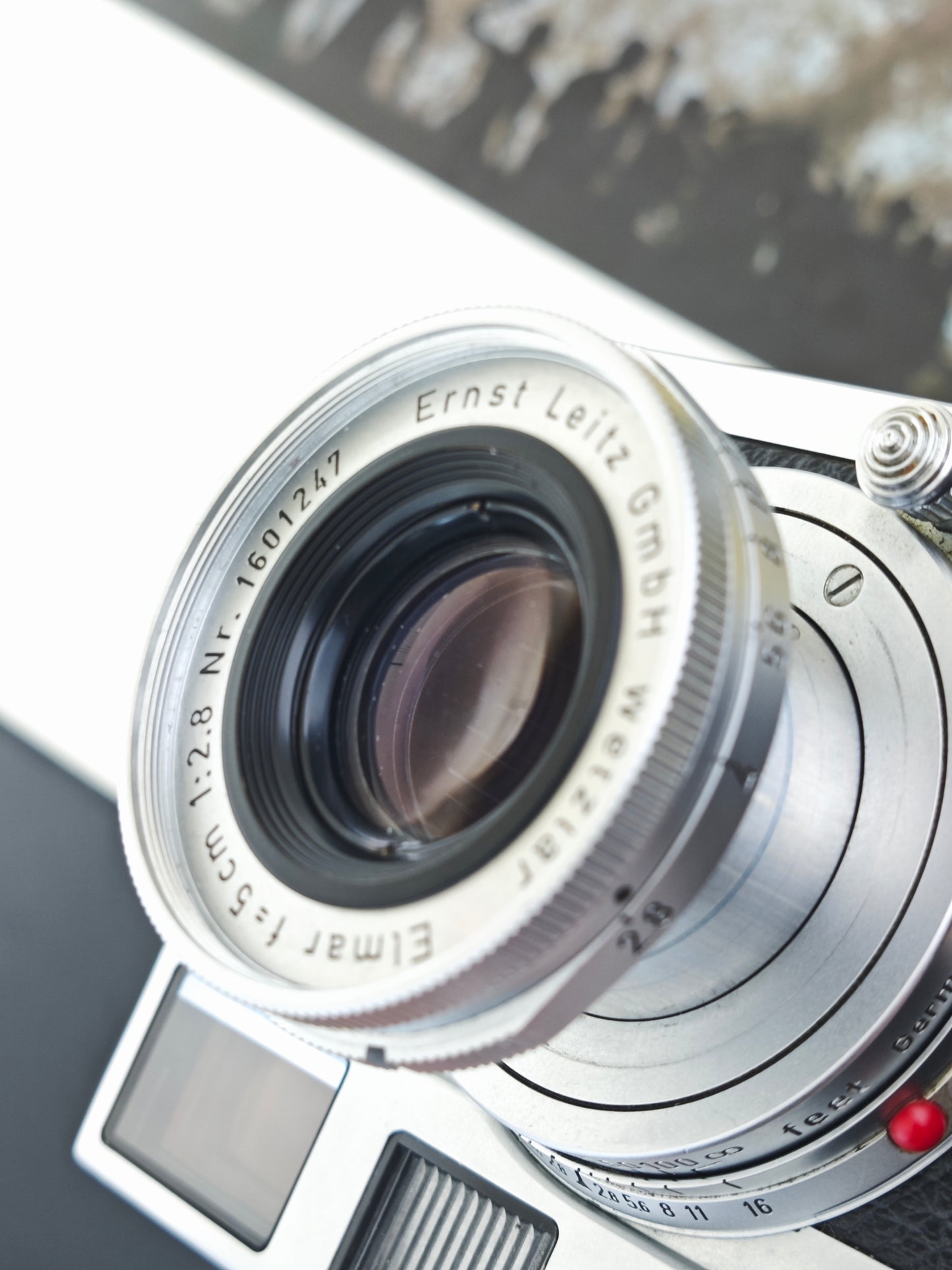 Leica M6 Classic silver with Ernst Leitz GmbH Wetzlar Elmar 5cm F2.8