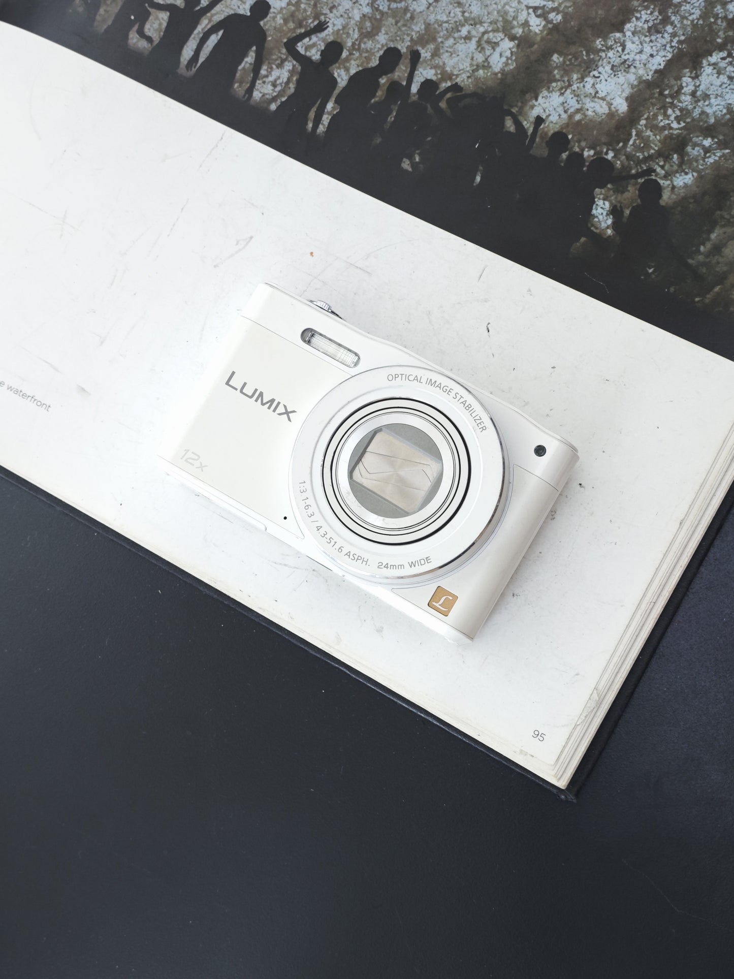 Used Panasonic Lumix DMC-SZ8 white Digital Camera [JPN only, No charger]