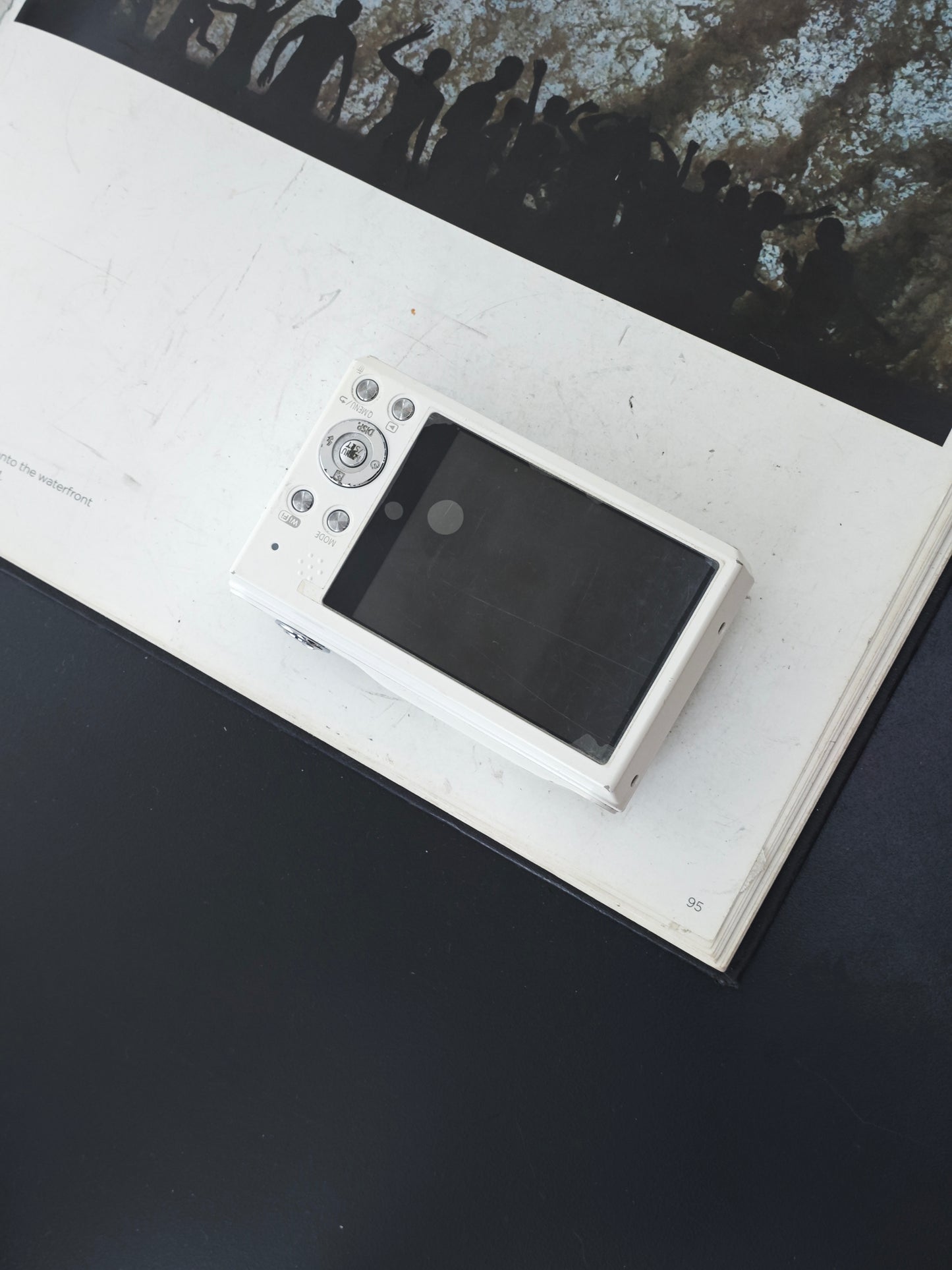 Used Panasonic Lumix DMC-SZ8 white Digital Camera [JPN only, No charger]