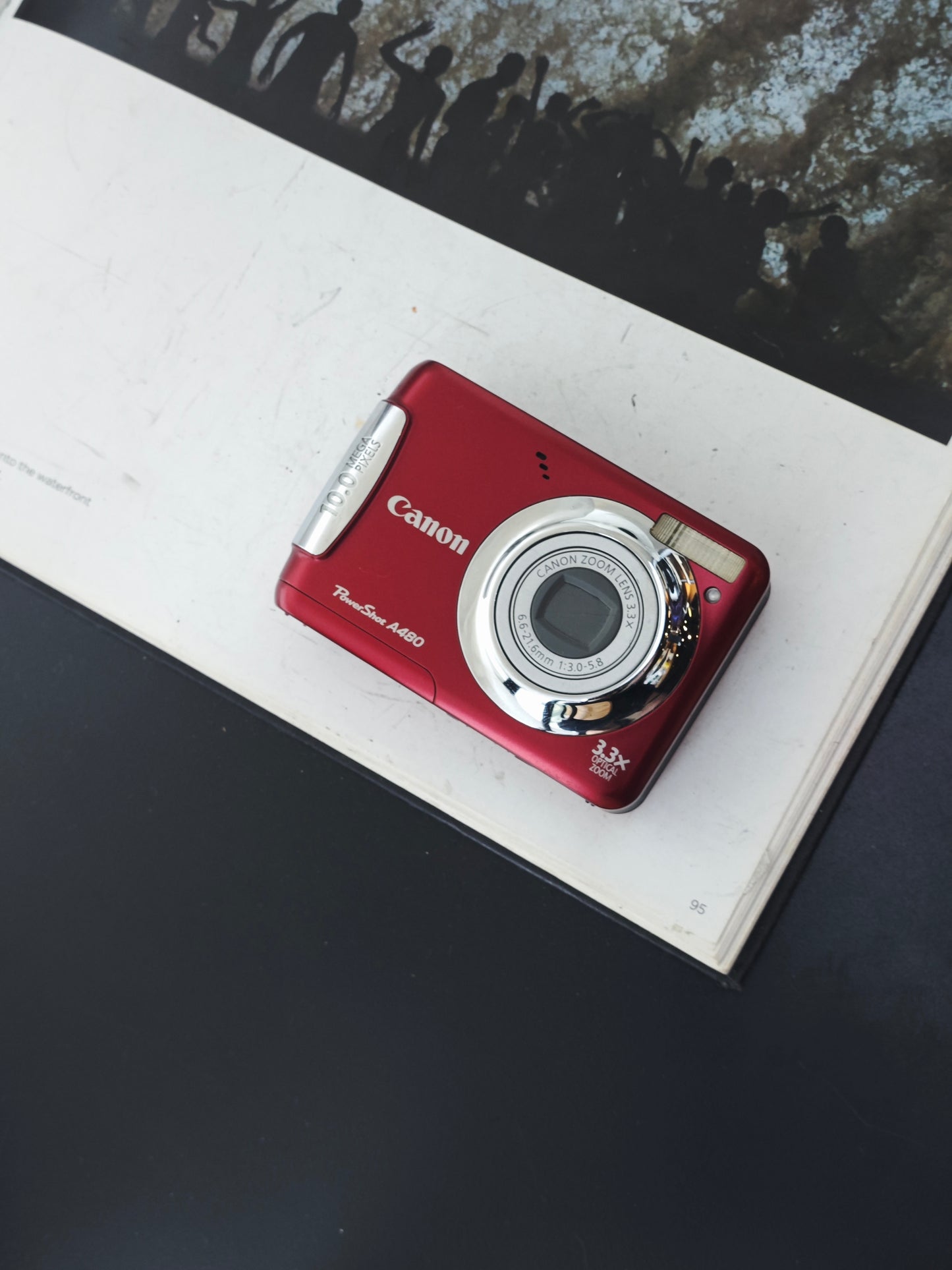 Used Canon PowerShot A480 red Digital Camera
