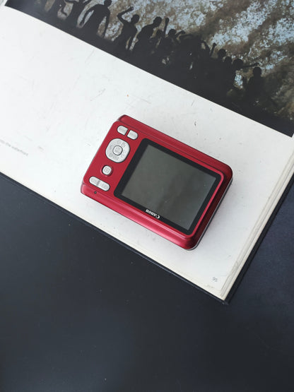 Used Canon PowerShot A480 red Digital Camera