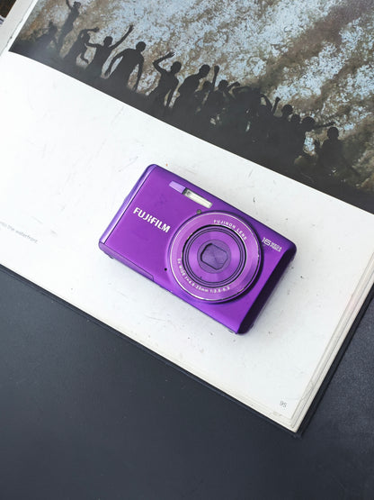 Used FujiFilm FinePix JX700 purple Digital Camera [No charger]