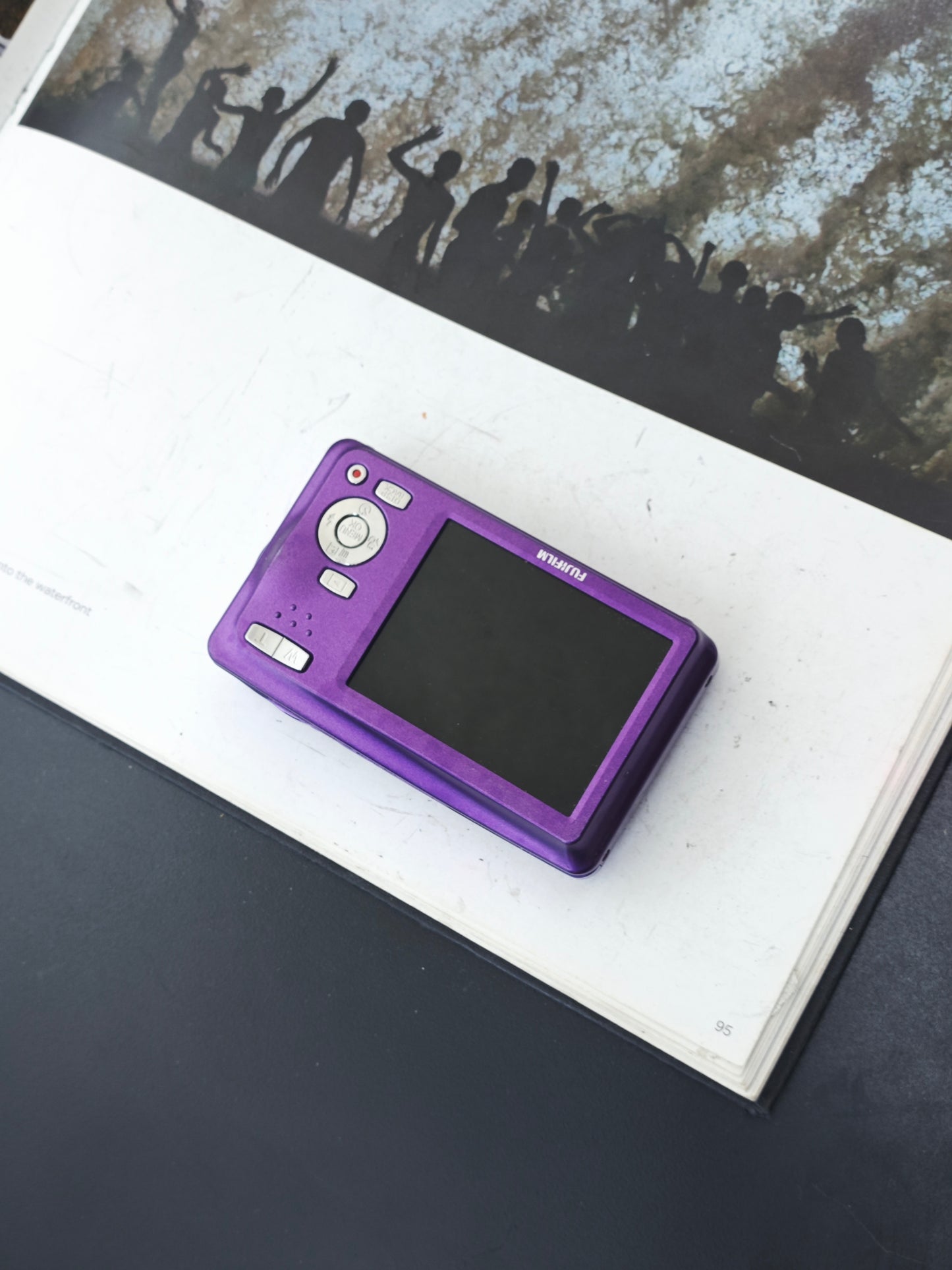 Used FujiFilm FinePix JX700 purple Digital Camera [No charger]