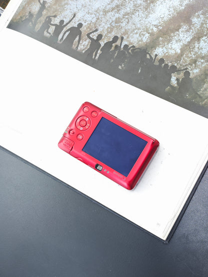 Used Canon IXY Digital 210 IS red Digital Camera