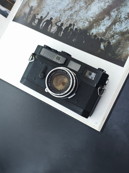 *READ* Canon Model 7 black with Canon Lens 50mm F1.8 LTM