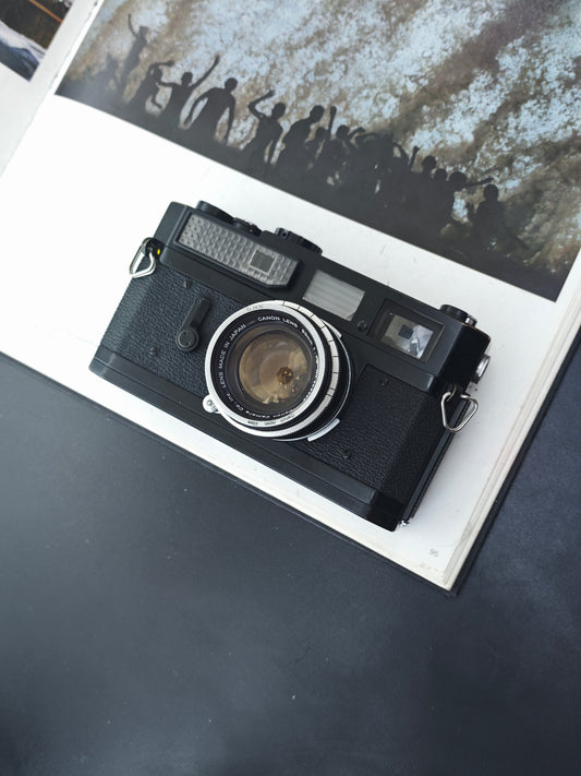 *READ* Canon Model 7 black with Canon Lens 50mm F1.8 LTM