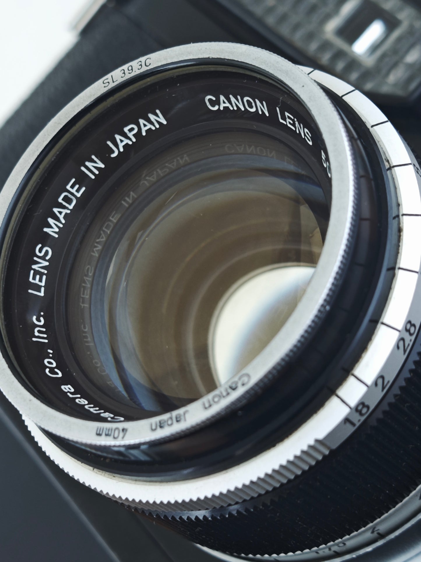 *READ* Canon Model 7 black with Canon Lens 50mm F1.8 LTM