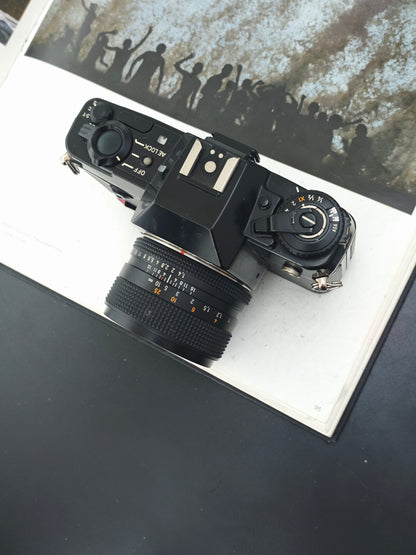 Contax 137 MA Quartz with Carl Zeiss Planar 50mm F1.4 T* AEJ