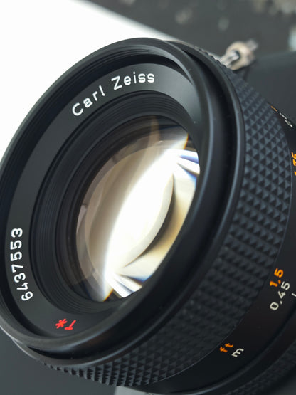 Contax 137 MA Quartz with Carl Zeiss Planar 50mm F1.4 T* AEJ