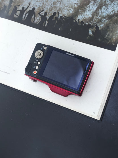 Used Olympus SZ-11 red Digital Camera [No charger]