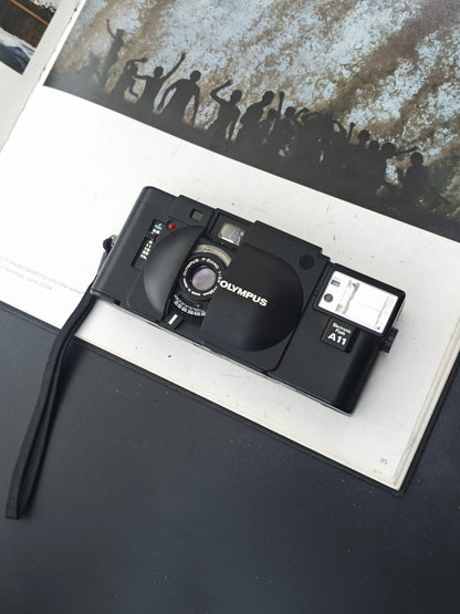 Olympus XA with A11 flash