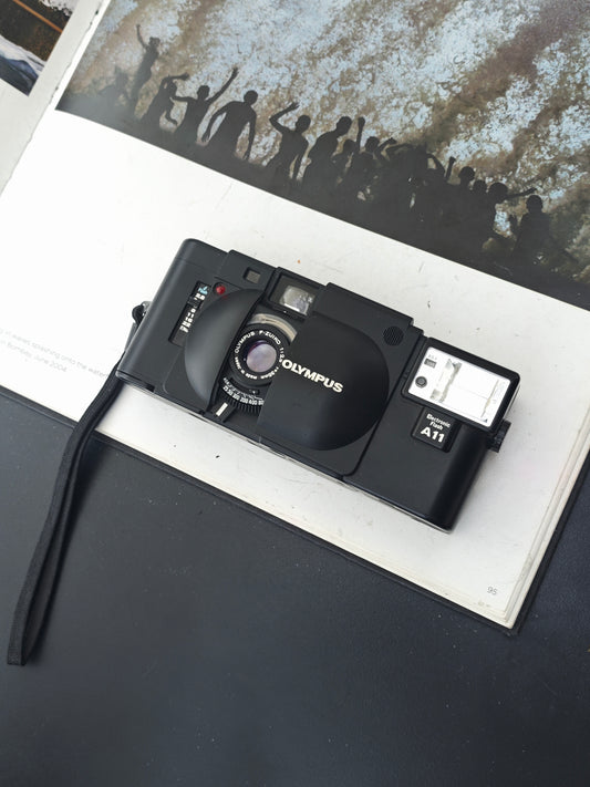 Olympus XA with A11 flash