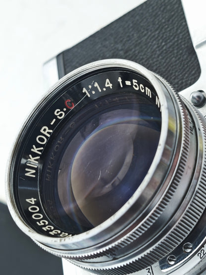 [Sold As-Is] Nikon S with Nippon Kogaku Nikkor-S.C 5cm F1.4