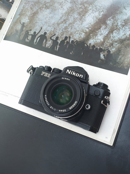*READ* Nikon FE2 black with Nikkor 50mm F1.8 Ai-S