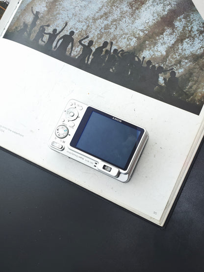Used Sony Cyber-shot DSC-W170 silver Digital Camera [JPN only, No charger]