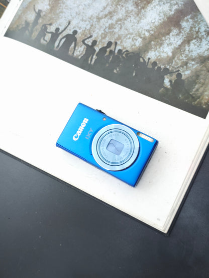 Used Canon IXY 100F blue Digital Camera [No charger]