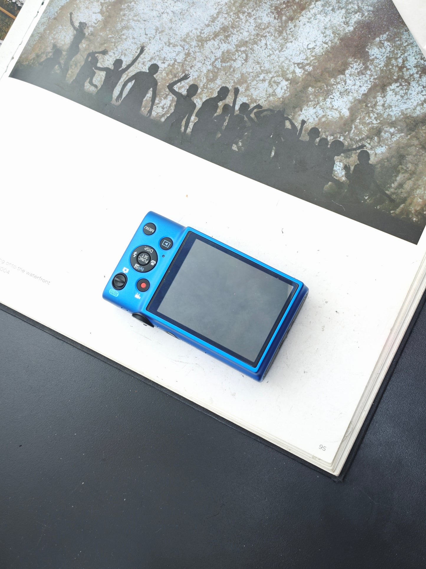 Used Canon IXY 100F blue Digital Camera [No charger]