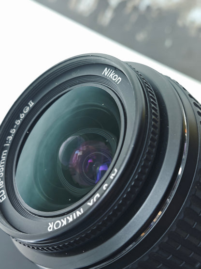 Nikon D40X with AF-S 18-55mm F3.5-5.6 G II ED
