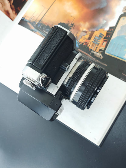 *READ* Nikon F2A silver with Nikon Nikkor 50mm F1.4 Ai #8044123