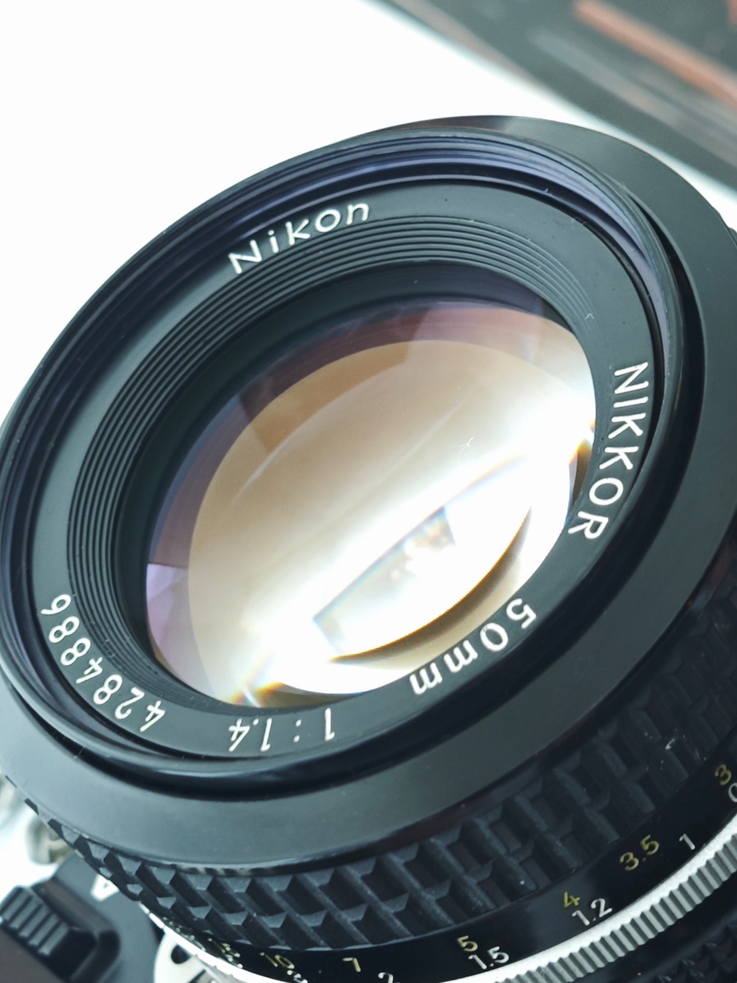 *READ* Nikon F2A silver with Nikon Nikkor 50mm F1.4 Ai #8044123